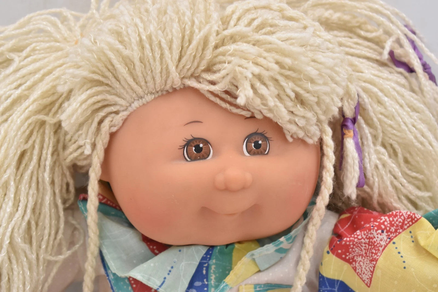 Vintage 1995 Cabbage Patch Kids Doll Mattel First Edition Blonde Hair, Brown Eye