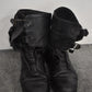 Vintage Czech Army M60 Black Leather Combat Boots – UK Size 7