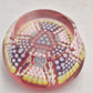 Vintage Perthshire Millefiori and Radial Twist Paperweight Decorative Art Glass