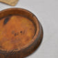 Antique 1861 Burr Walnut Mourning Box Love Lock of Hair & Note 6cm