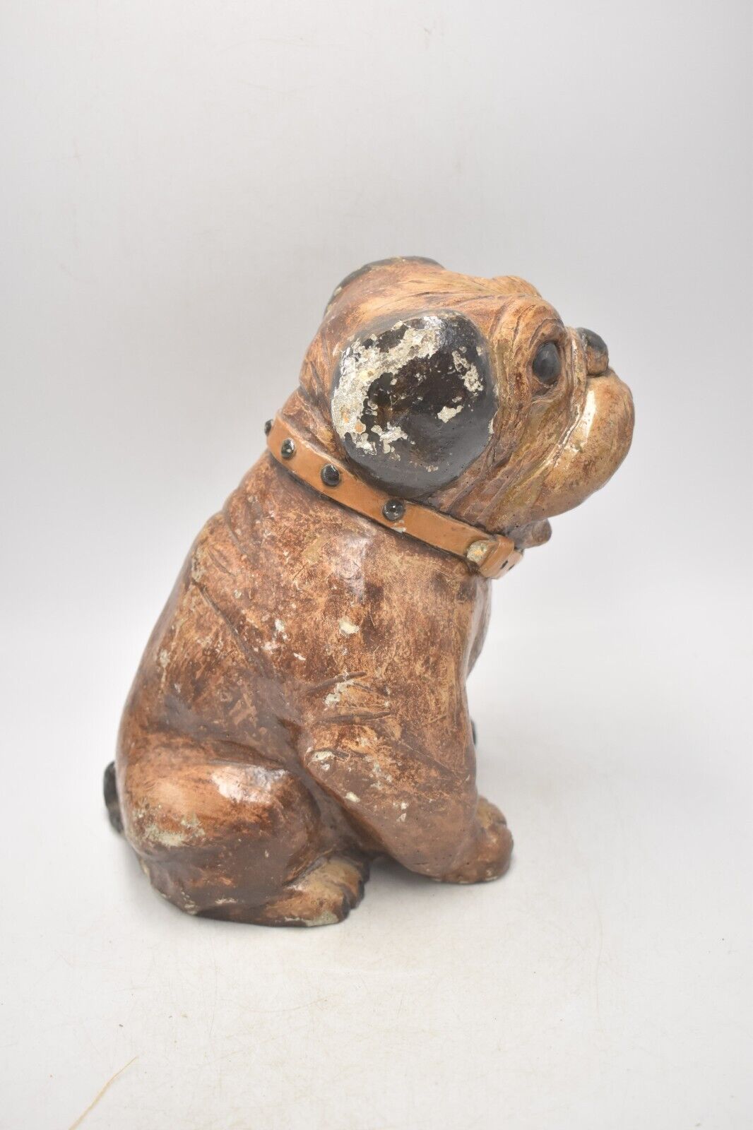 Vintage Critters English Bulldog Large Stone Figurine Statue Ornament – G Bolton