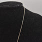 Vintage 925 Sterling Silver Abalone & Marcasite Pendant Necklace – 45cm