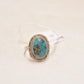 Vintage S. Jack Navajo Turquoise Sterling Silver 925 Ring – Size U