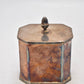 Antique Mappin & Webb Silver Plated Octagonal Tea Caddy – 12.5cm