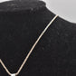 Vintage Sterling Silver 925 Necklace with Amber Pendant – 50cm, 23g