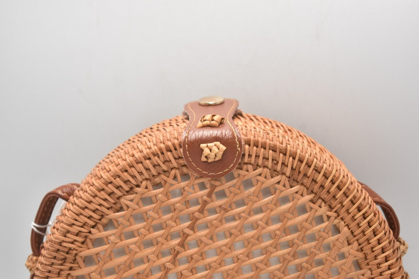 Straw Beach Holiday Bali Handbag – Eco-Friendly Round Crossbody Bag