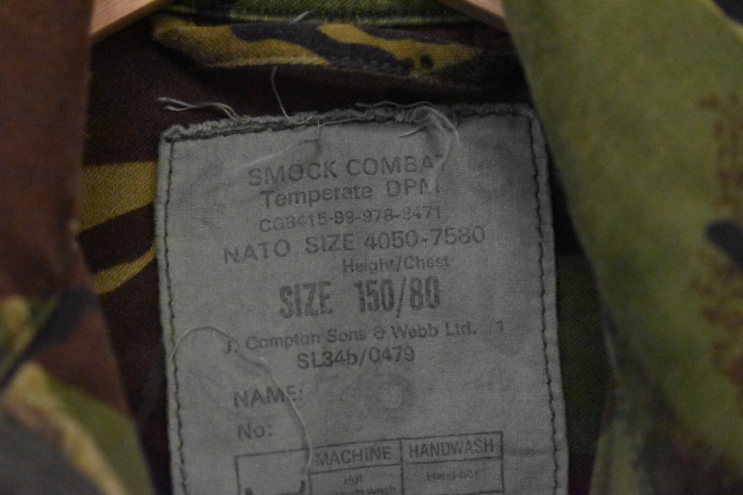 British Army 94 Pattern Temperate Combat Jacket Smock – Size 150/80