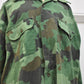 Vintage Serbian Army Combat Shirt – Oakleaf Camo, Yugoslavia Uniform, 44" Chest