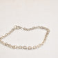 Vintage Silver 835 Curb Chain Bracelet – 18cm