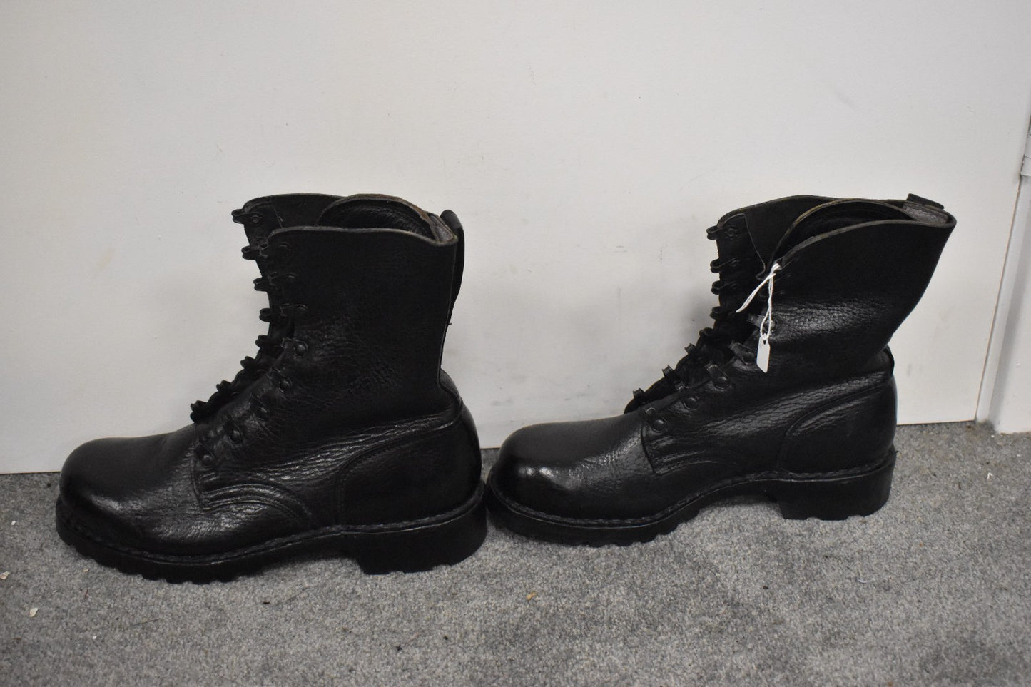 German Army Metzeler Black Leather Combat Boots – UK Size 8.5 (265)