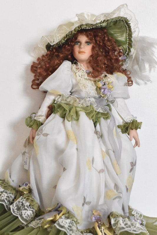 Vintage Leonardo Collection Large Porcelain Doll – Jessica with High Heels – Tagged
