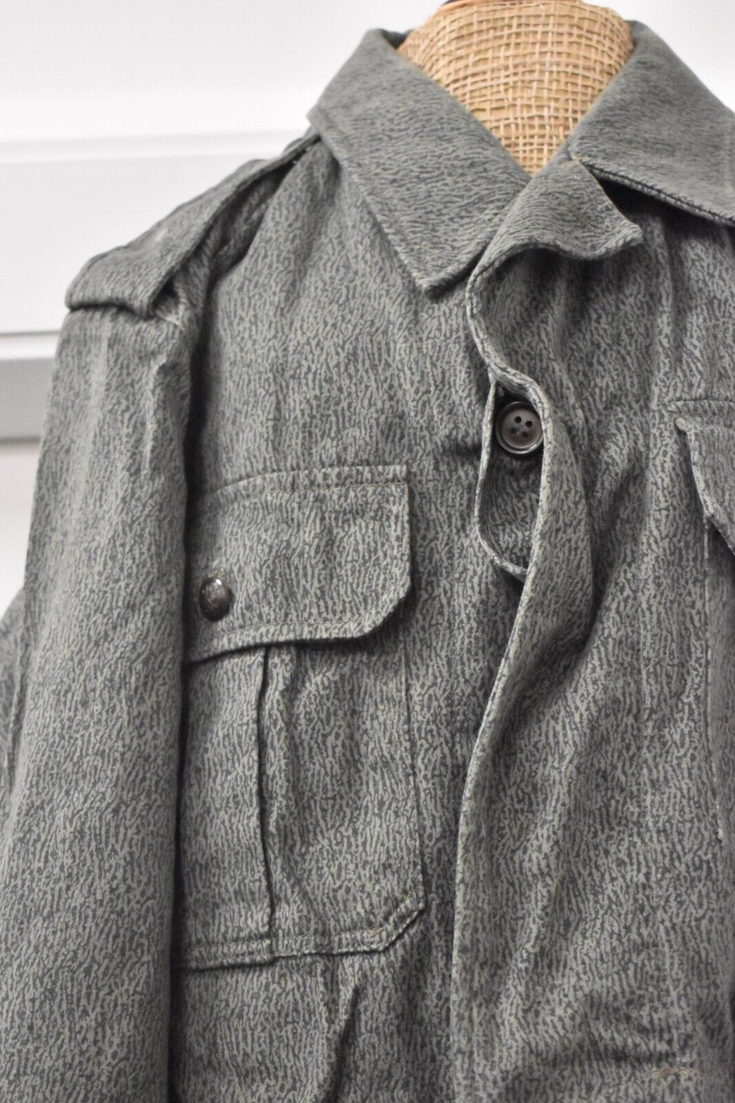 Vintage Polish Army Field Moro Jacket Utility Shirt –WZ.68 Model 5637 Chest 42"
