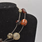 Vintage Retro Boho Multi-Colour Glass, Beaded & Metal Ladies Necklace – 38cm