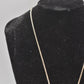 Vintage Sterling Silver 925 Necklace with Baltic Amber Cabochon Silver Setting