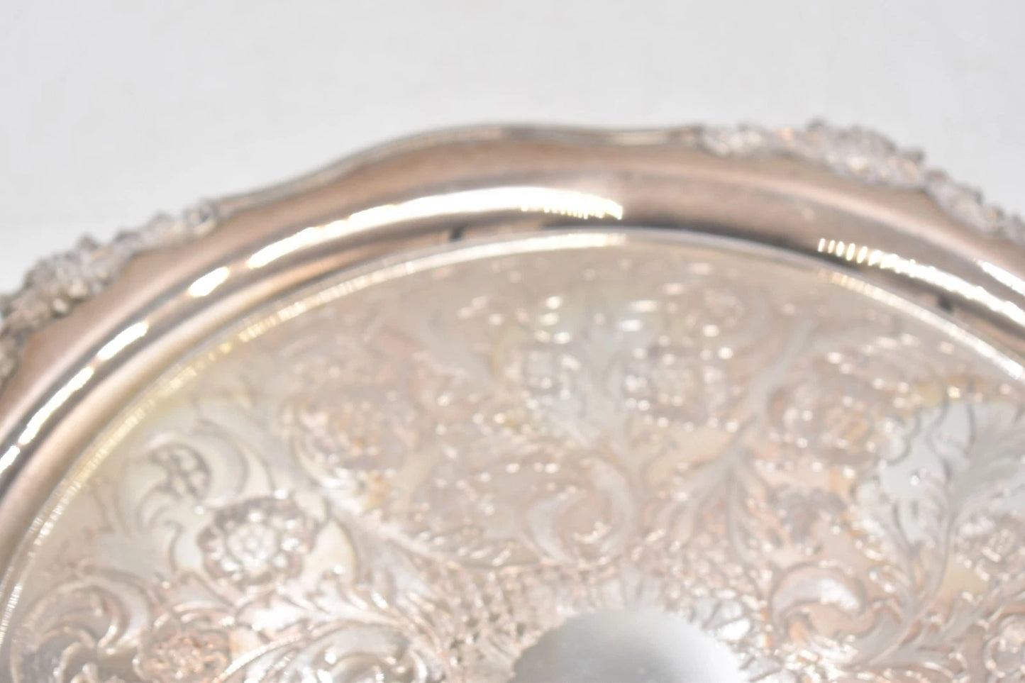 Viners Vintage Silver Plated Large Serving Tray 36cm English Drinks Tea Cocktail