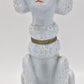 Vintage 1950s Italian Long Neck Poodle Dog Figurine Statue Ornament 26.5cm