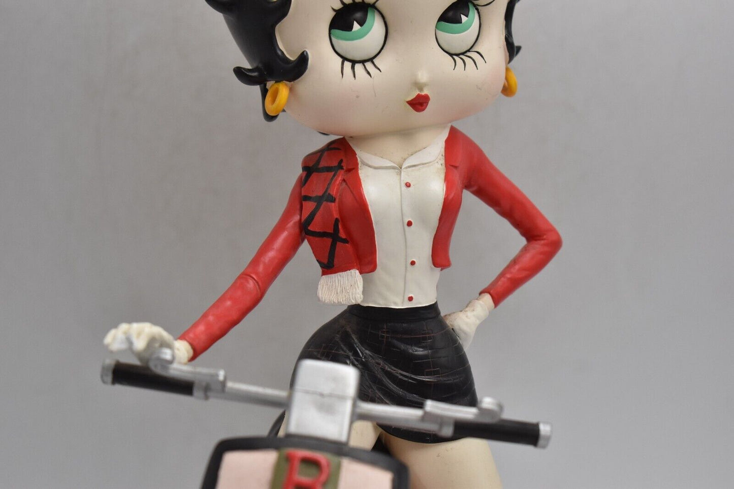 Betty Boop Red Pink Moped Scooter Figurine – King Features Syndicate