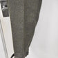 Swedish Army WWII Grey Wool Field Trousers 1940 Leather Straps Military Vintage