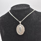 Vintage Sterling Silver 925 Oval Locket Pendant Necklace – 52cm Chain – Hallmark