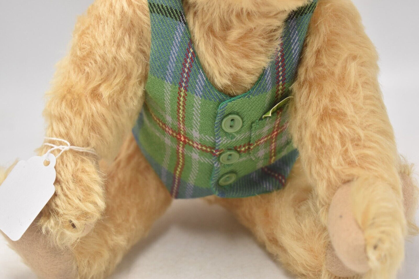 Steiff The Flying Scotsman Teddy Bear 004230 – Retired, Golden Mohair