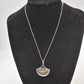 Vintage 925 Sterling Silver Balinese Onyx Pendant Necklace
