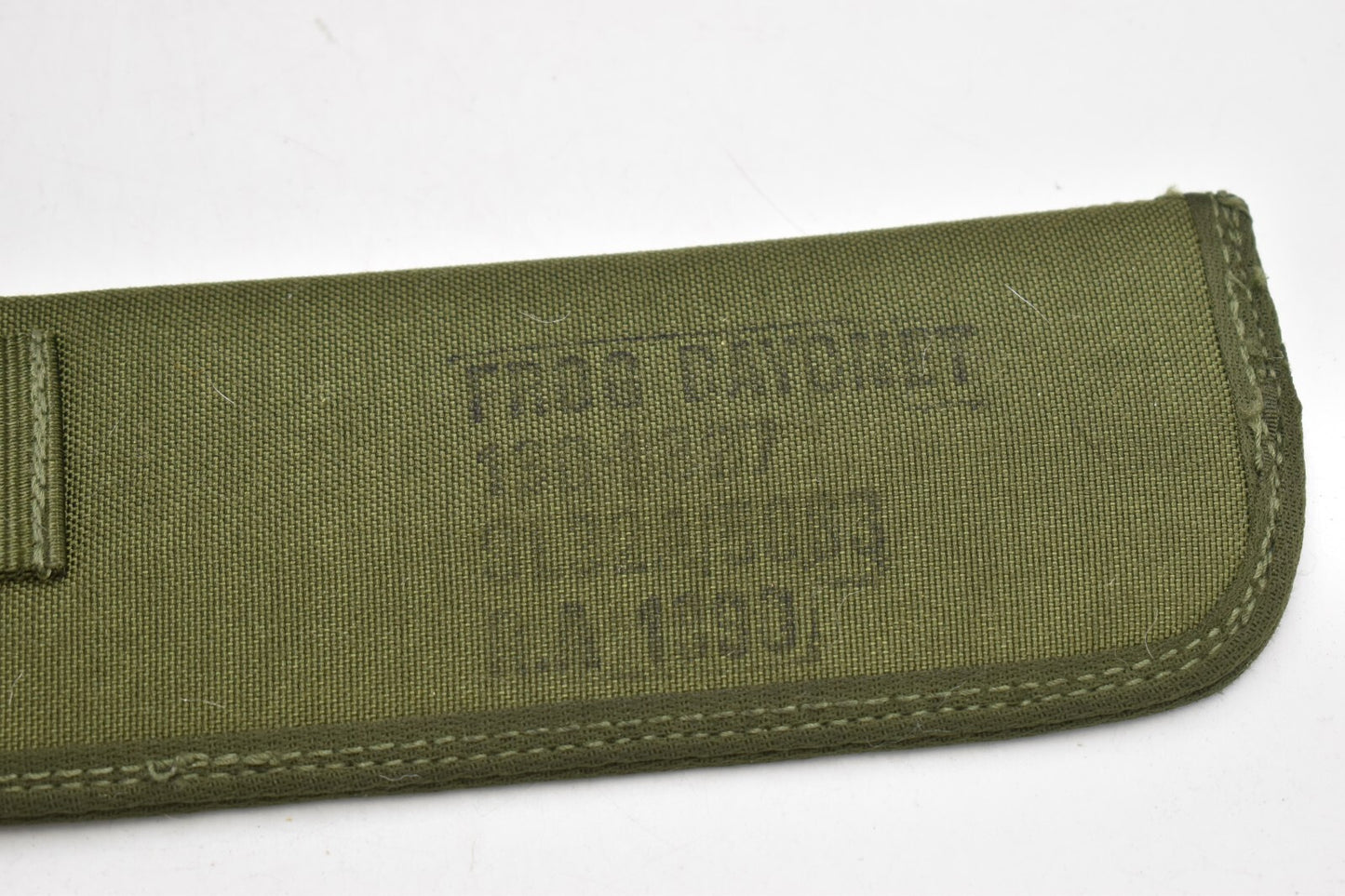 British Army Olive Green OD PLCE Webbing SA80 Scabbard Frog Cover – Dated 1990