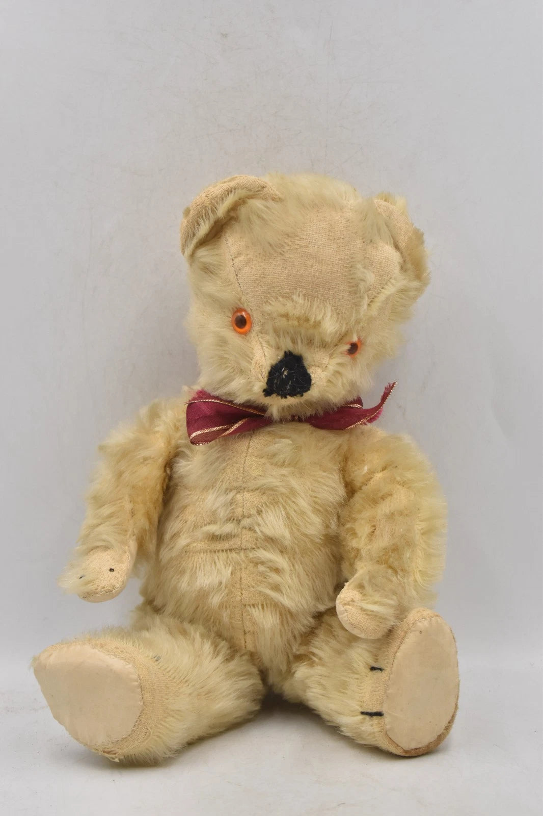Vintage 1950s Chiltern Toys Mohair Teddy Bear Fully Jointed 36cm