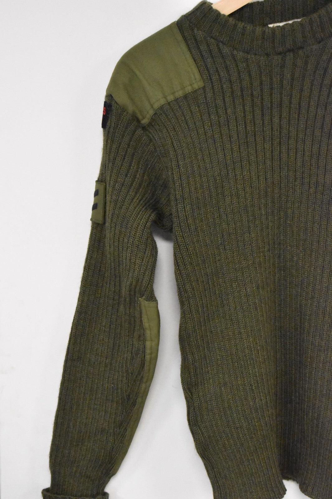 British Royal Marines Commando Green Wool Pullover Jumper – Size 2