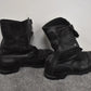 Vintage Czech Army M60 Black Leather Combat Boots – UK Size 7