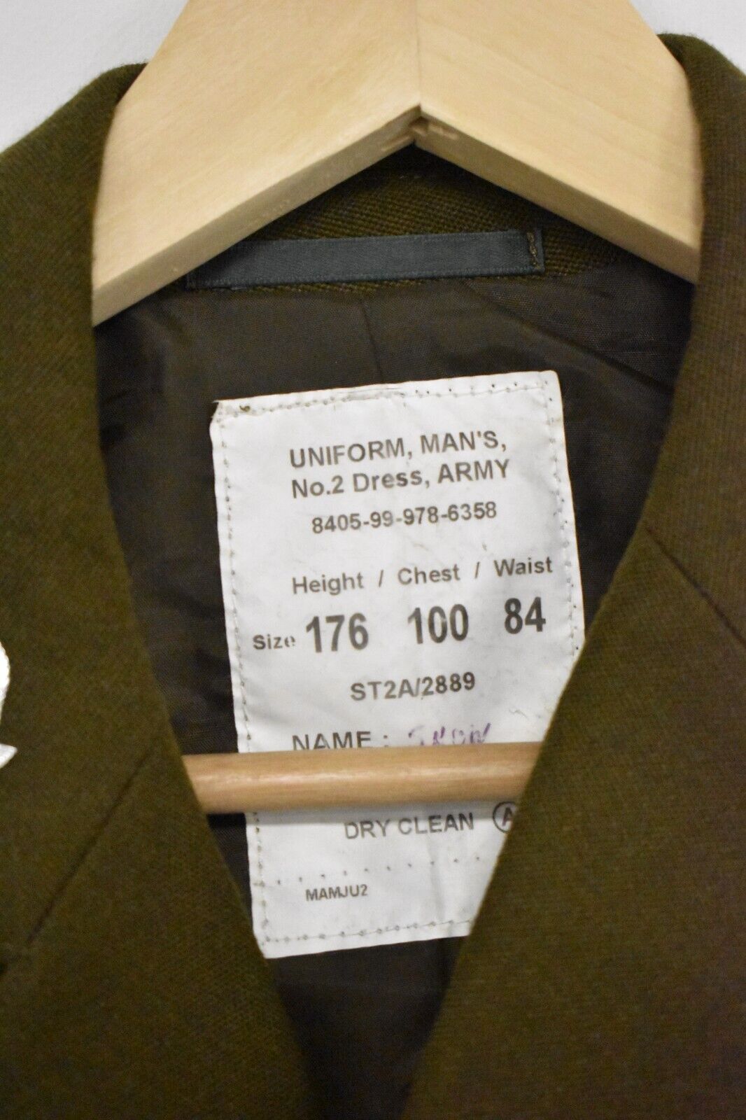 British Army Jacket No 2 Dress Army Air Corps – Size 176/100/84