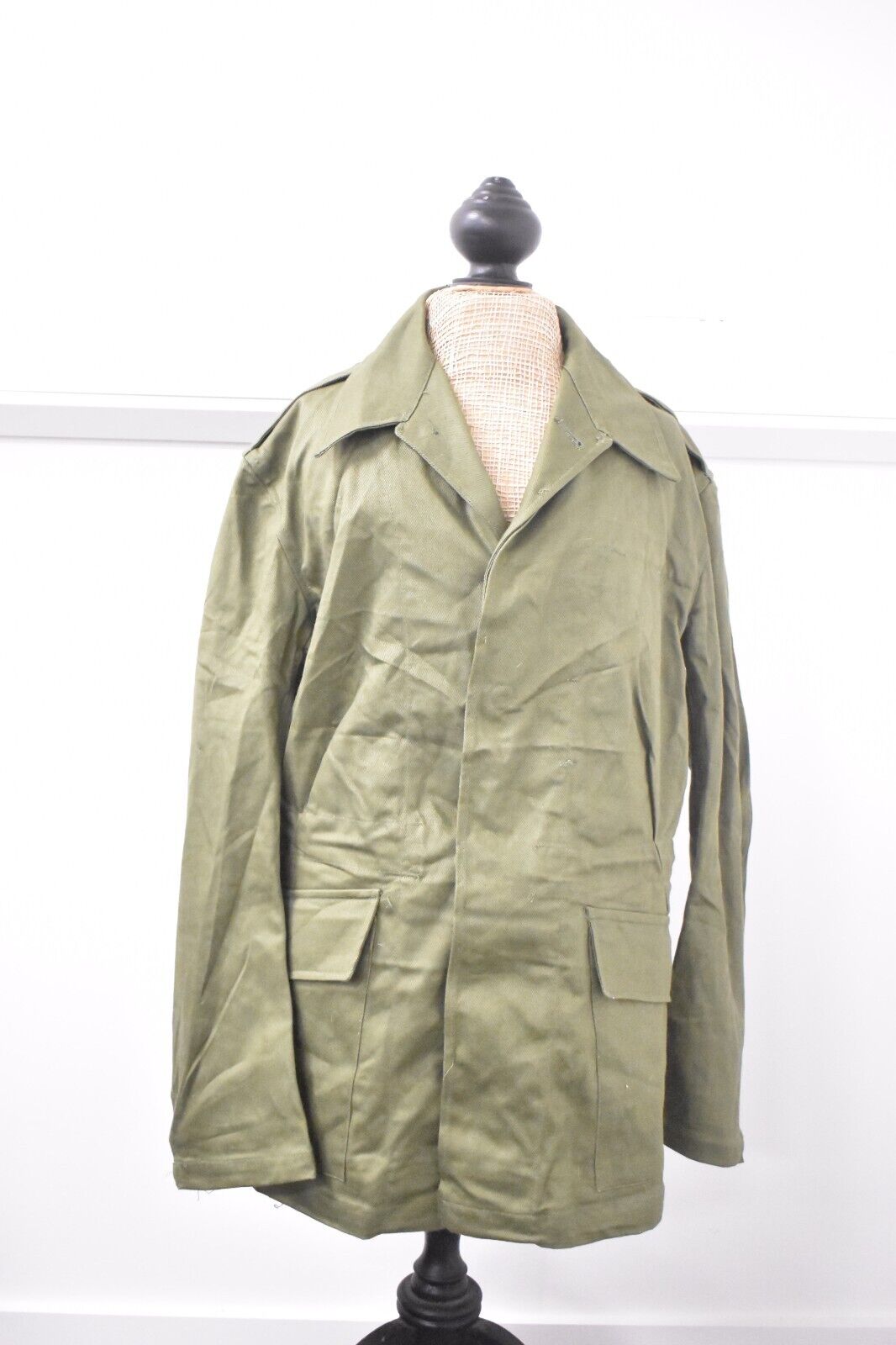 British Army 1966 Overall Jacket Olive Green - Chest Size 37-39 Inches