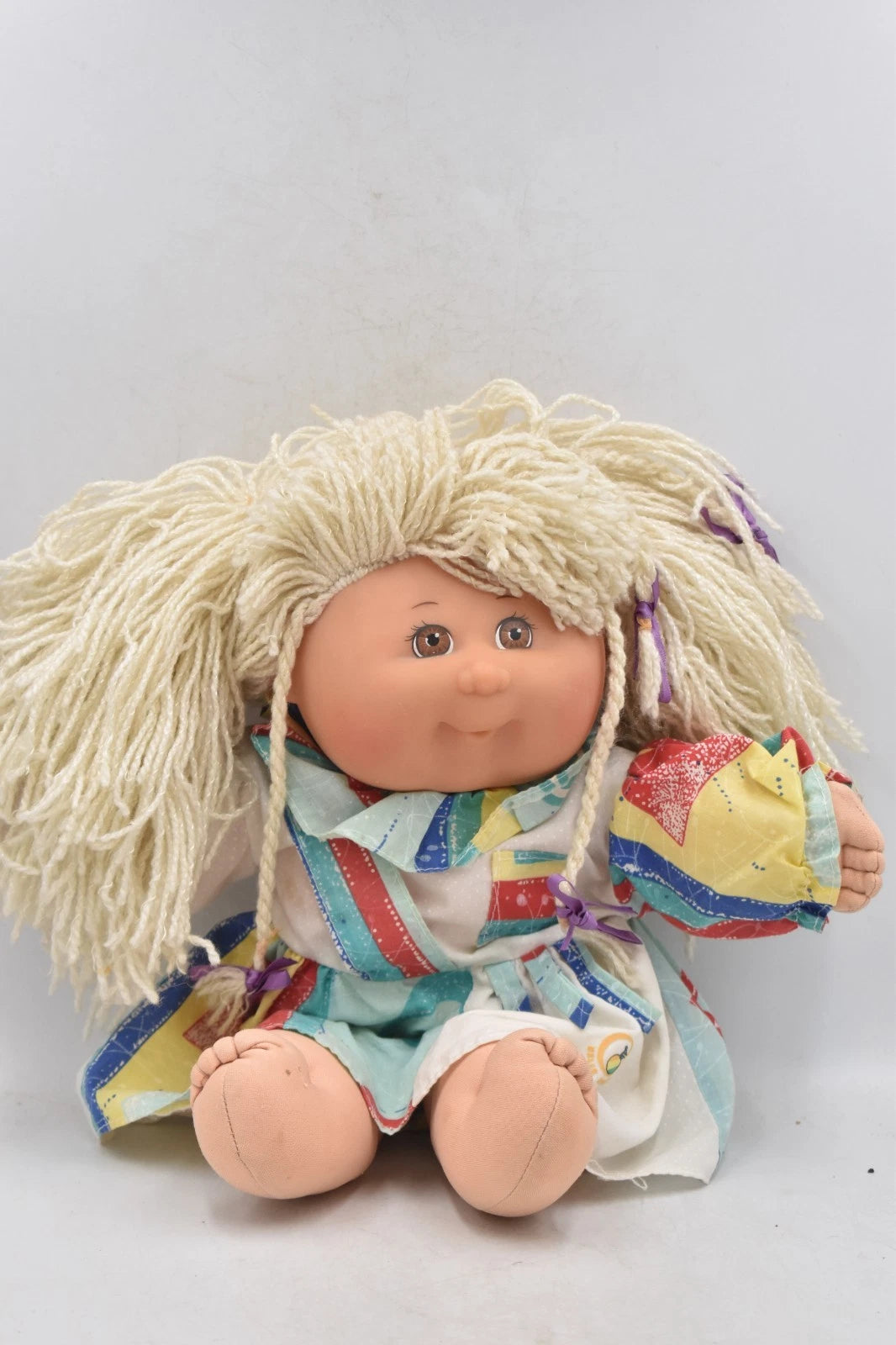 Vintage 1995 Cabbage Patch Kids Doll Mattel First Edition Blonde Hair, Brown Eye