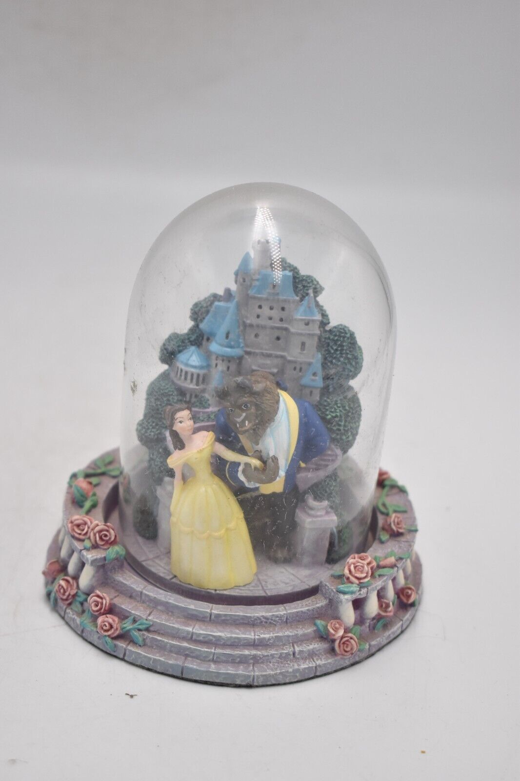 Disney Beauty and the Beast Castle Glass Dome Figurine