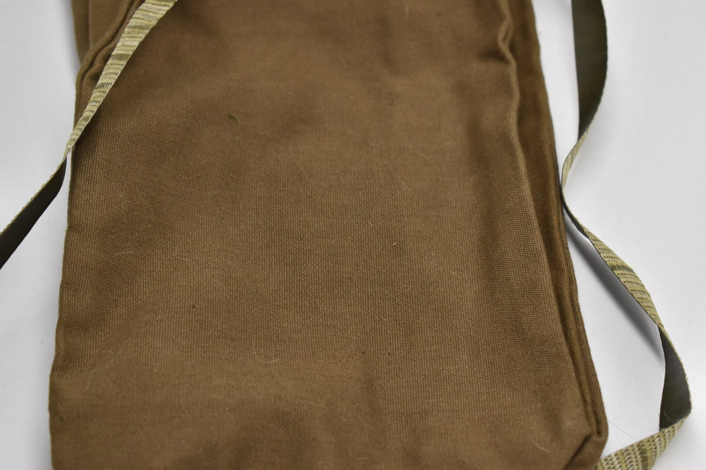 Czech Army Gas Mask Shoulder Bag – Vintage Olive Canvas – Retro Military