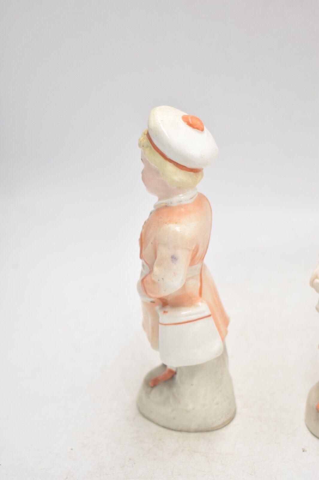 Antique 19th Century German Bisque Boy & Girl Figurine Statues – Collectible