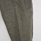 Swedish Army WWII Grey Wool Field Trousers 1940 Leather Straps Military Vintage