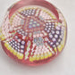 Vintage Perthshire Millefiori and Radial Twist Paperweight Decorative Art Glass