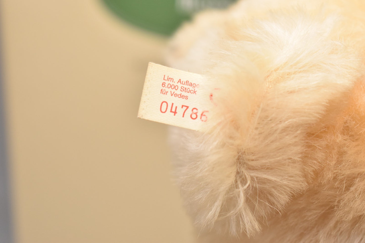 Steiff Teddy Bear Teddy Bear Blonde 42 1994 Limited edition 650901 Vedes Retired