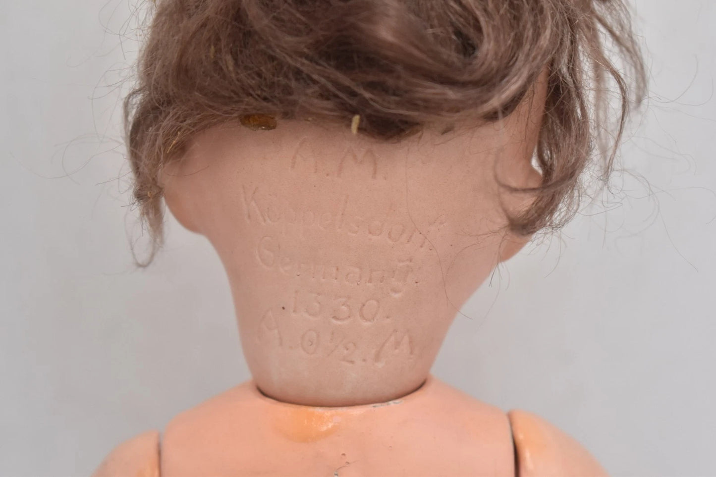 Antique Armand Marseille Koppelsdorf 1330 Bisque Head Doll – Sleepy Eyes, 38cm