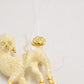 Vintage Poodle Dog Cream & Gold Tone Brooch – Women's Jewellery