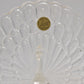 Vintage Cristal d’Arques Lead Crystal Peacock Ornament Figurine Clear Glass