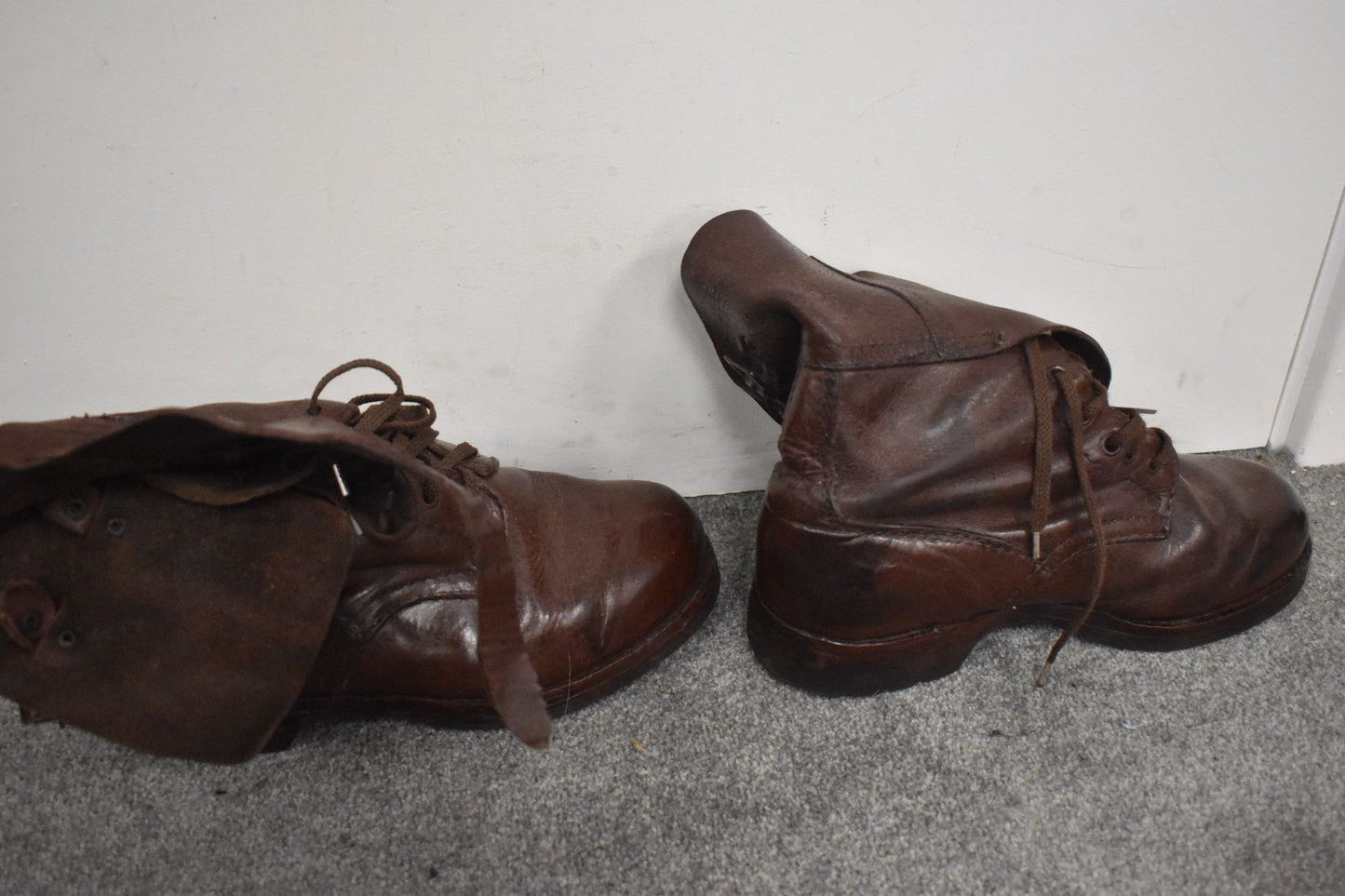 Polish Army Moro Brown Paratrooper Boots – UK Size 7.5