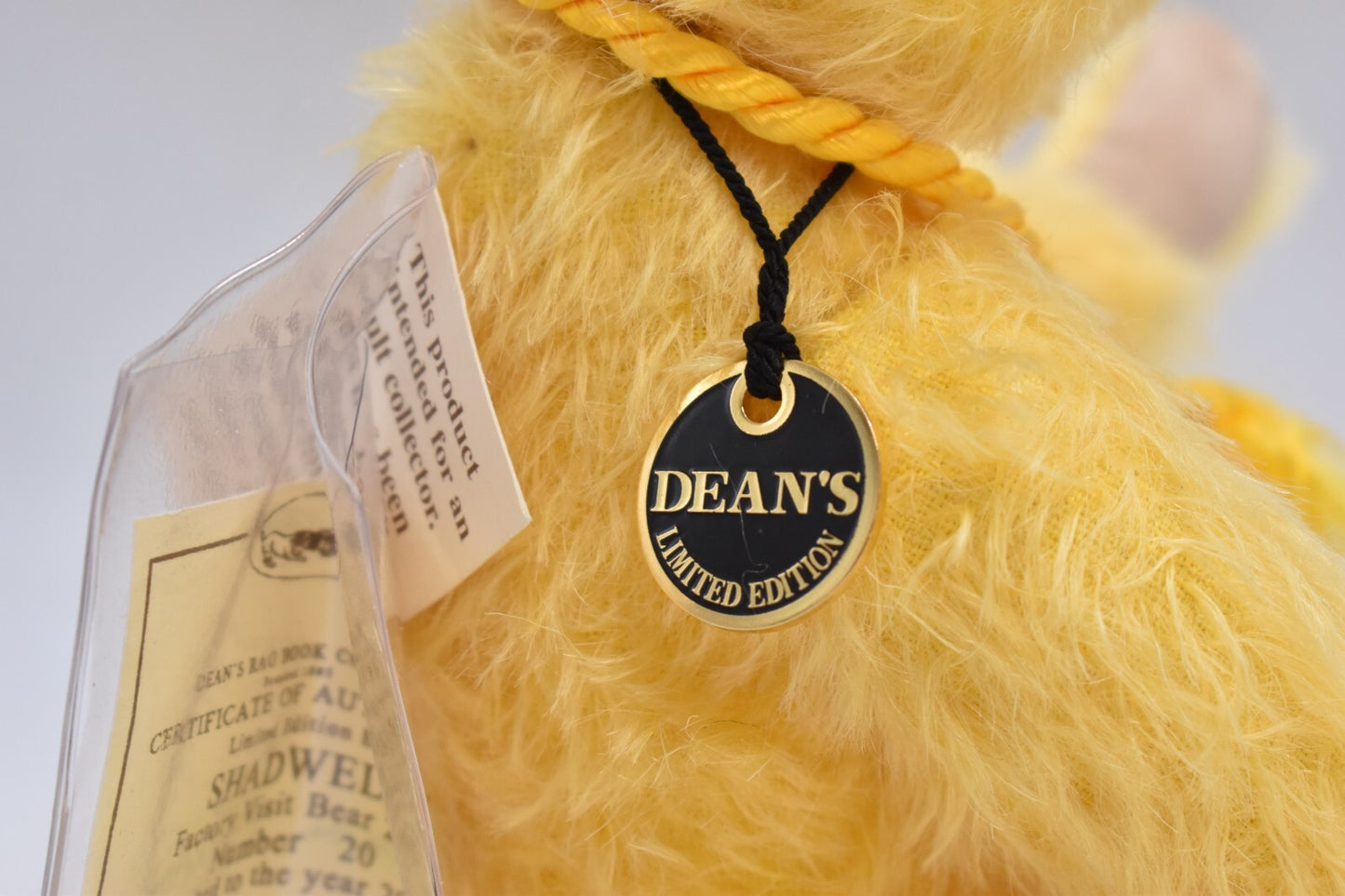 Deans Rag Book Co Shadwell Teddy Bear – Retired & Tagged Limited Edition