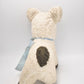 Vintage 1960s Dog Plush Teddy Bear – Genuine Sheep’s Wool – 25cm – Collectible