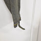Swedish Army WWII Grey Wool Field Trousers 1940 Leather Straps Military Vintage