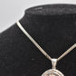 Vintage Sterling Silver 925 Oval Locket Pendant Necklace – 52cm Chain – Hallmark