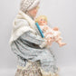 Vintage Danbury Mint Once Upon a Time Grandmother Granddaughter Porcelain Dolls