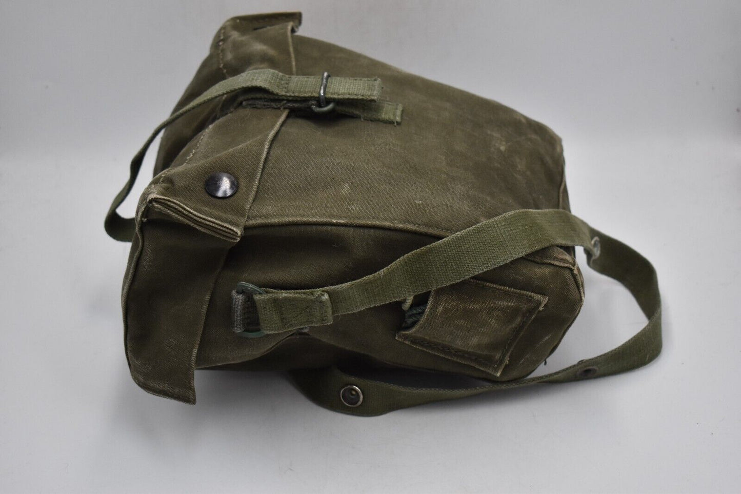 British Army Mk 1 S6 Gas Mask Bag Respirator Haversack 58 Patt. Olive Green 1967