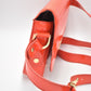 Ted Baker Red Patent Crossbody Handbag – Glossy Ladies Bag with Adjustable Strap