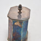 Antique Mappin & Webb Silver Plated Octagonal Tea Caddy – 12.5cm.